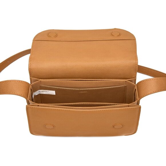 Leather Crossbody Bags for Women Trendy, Designer Ladies Shoulder Purses Brown - Picture 5 of 7